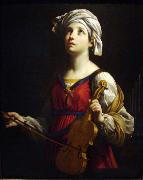 Guido Reni Saint Cecilia painting